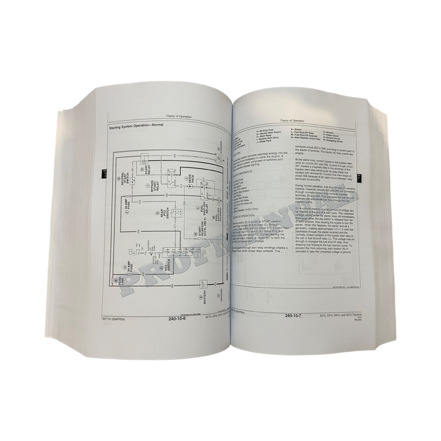 JOHN DEERE 5210 5310 5410 5510 TRACTOR SERVICE MANUAL+ !BONUS!