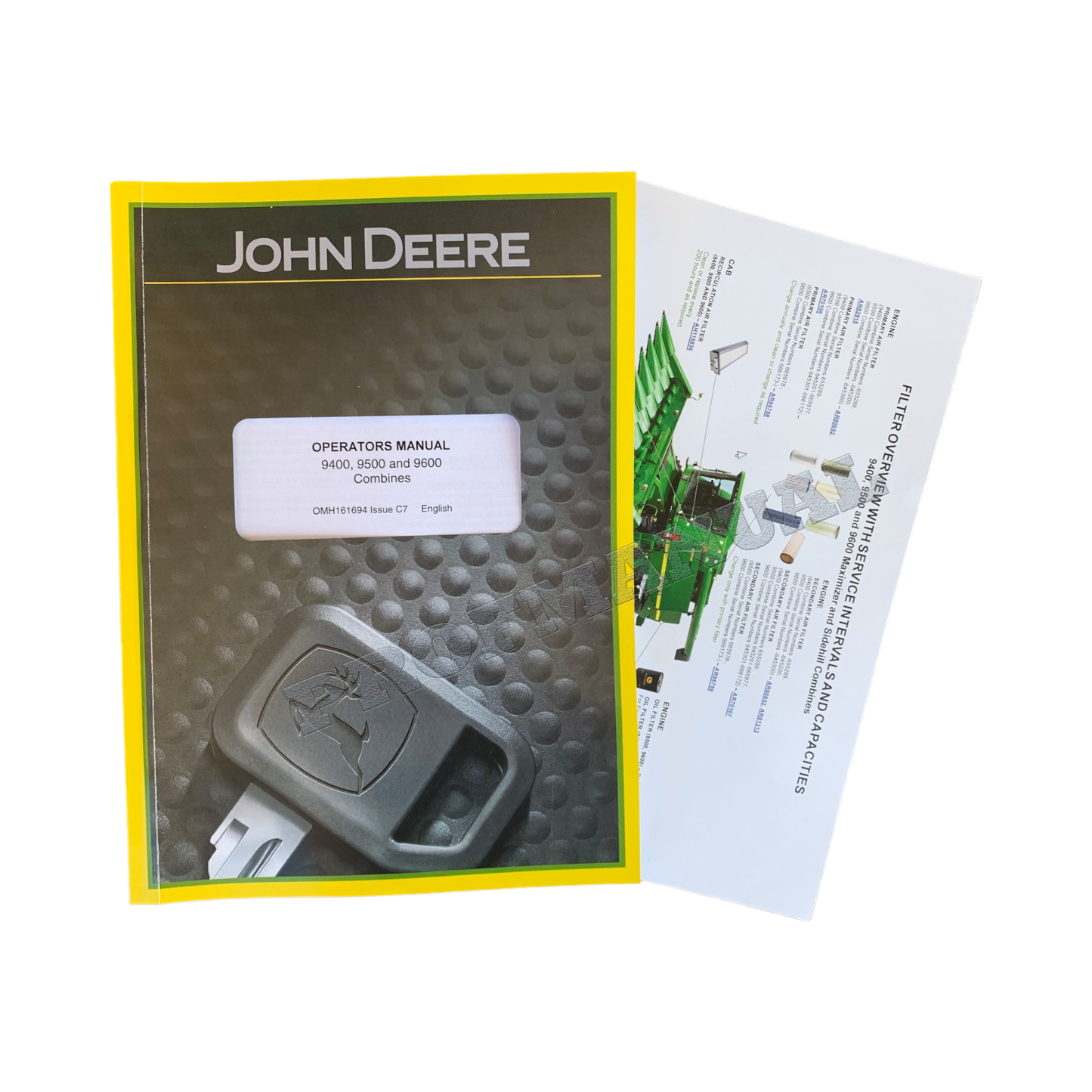 JOHN DEERE 9400 9500 9600 MÄHDRESCHER-BEDIENUNGSANLEITUNG + !BONUS!