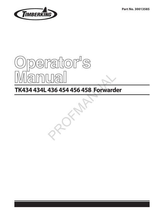 Caterpillar Cat TK434 TK434L TK436 Forwarder BEDIENUNGS-WARTUNGSHANDBUCH