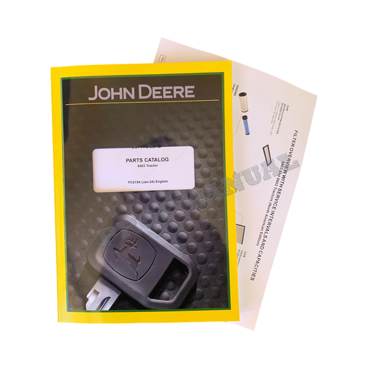 JOHN DEERE 6403 TRACTOR PARTS CATALOG MANUAL #2