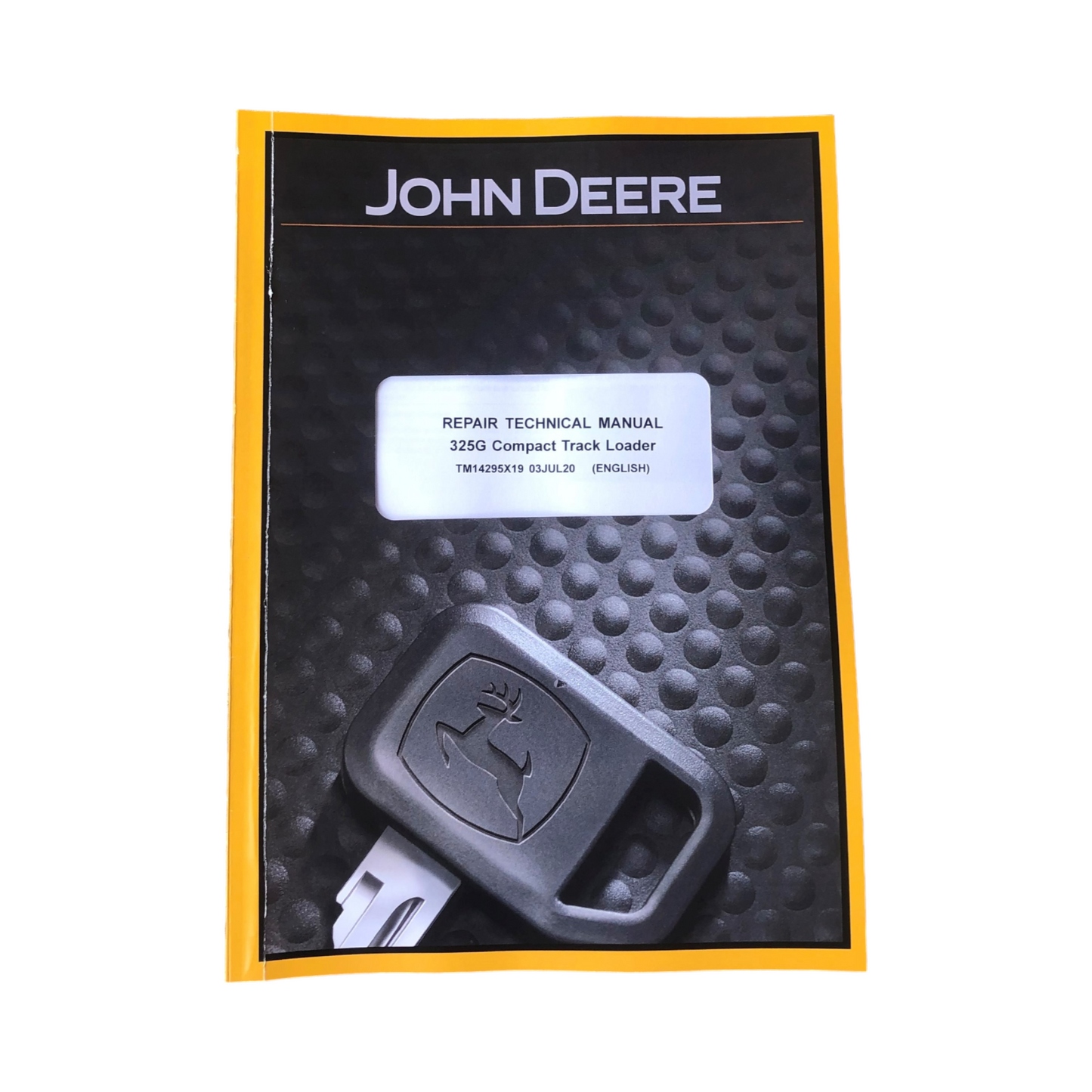 MANUEL D'ENTRETIEN ET DE RÉPARATION DU CHARGEUR À CHENILLES COMPACT JOHN DEERE 325G ser J328658- !BONUS!