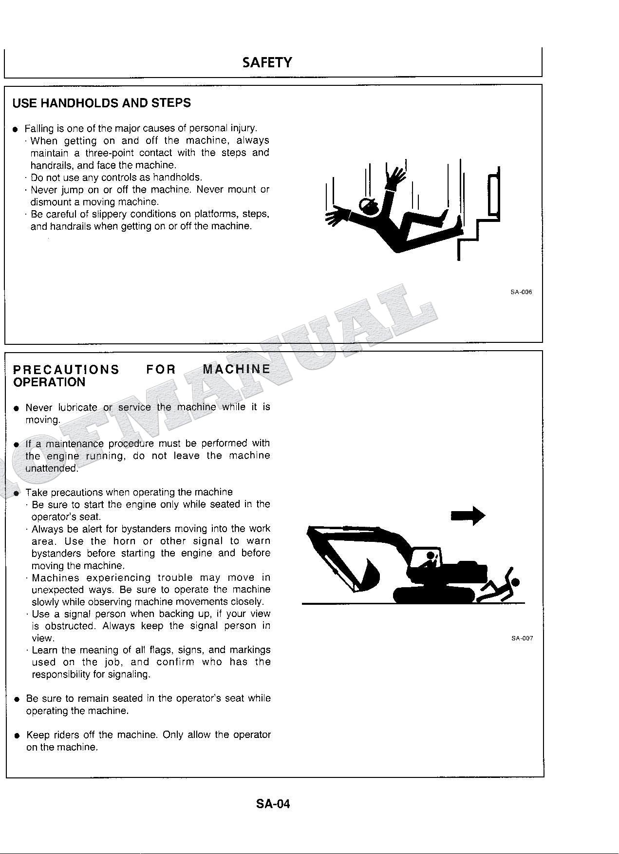 HITACHI EX220-3 EXCAVATOR Workshop Repair Service manual