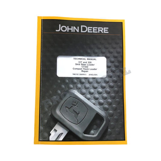 MANUEL DE RÉPARATION DE LA CHARGEUSE COMPACTE SUR CHENILLES JOHN DEERE 317 ET DE LA CHARGEUSE COMPACTE SUR CHENILLES СТ322 BONUS ! 