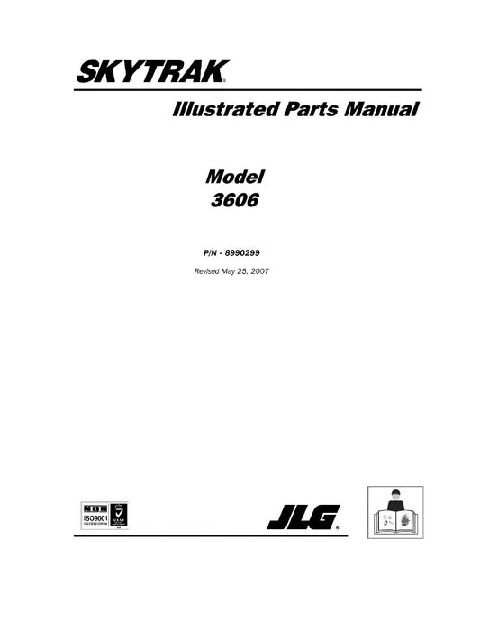 SKYTRAK 3606 Telehandler Parts Catalog Manual