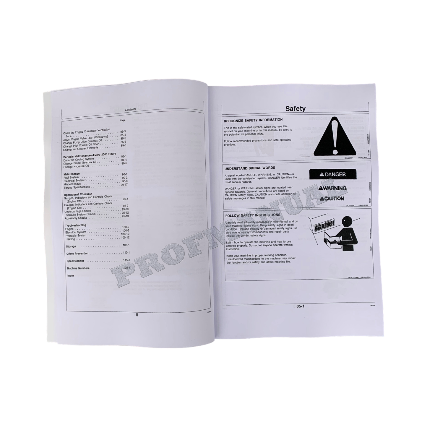 JOHN DEERE 992DLC EXCAVATOR OPERATORS MANUAL