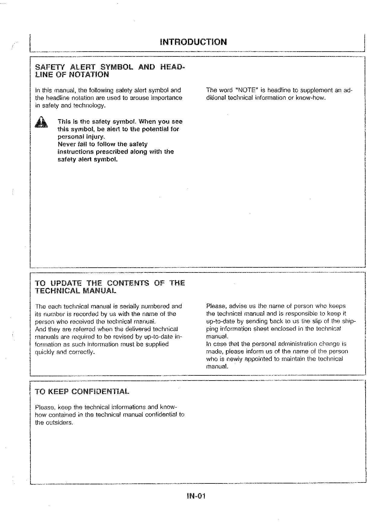 Hitachi EX45 Excavator Service Manual with Schemes