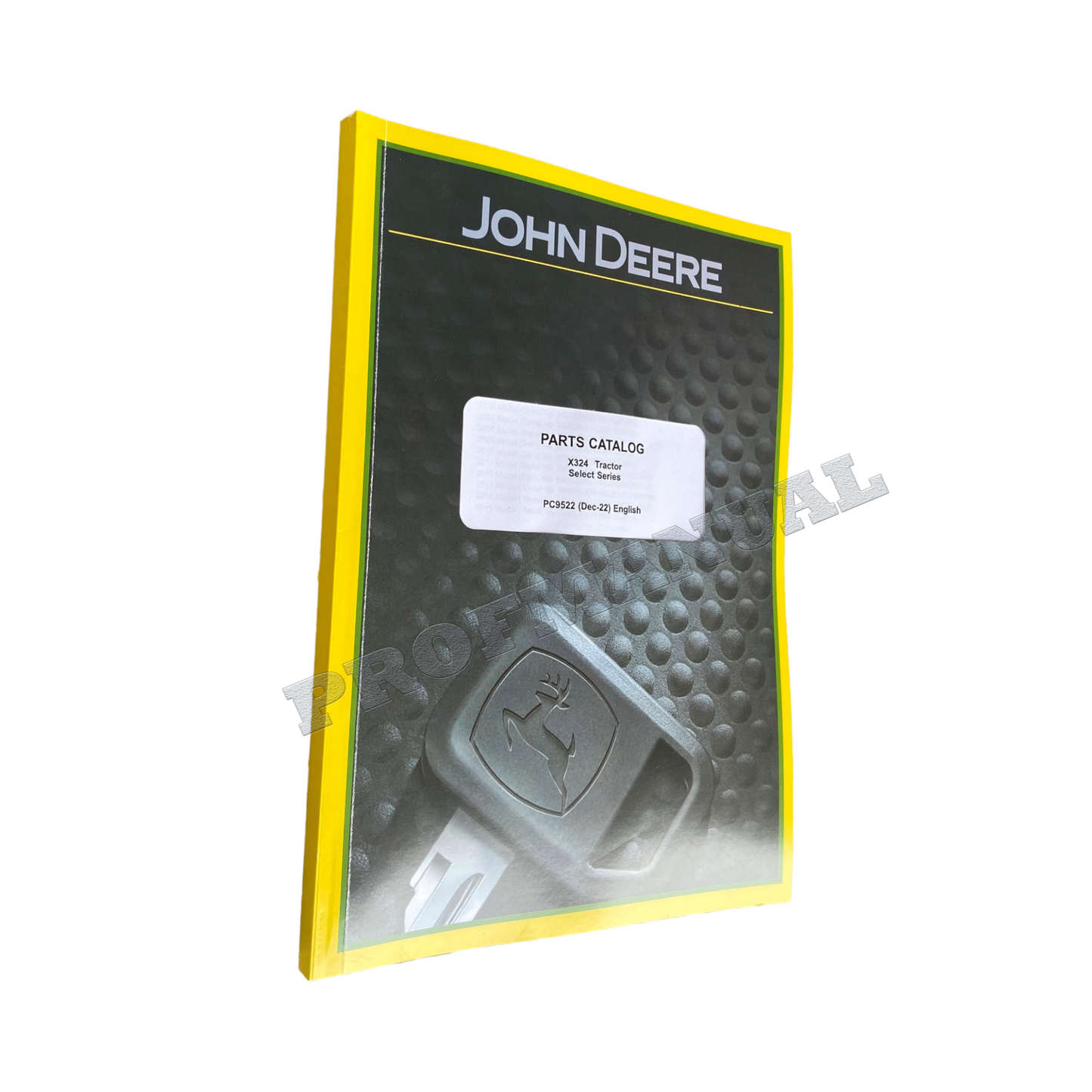 MANUEL DU CATALOGUE DES PIÈCES DU TRACTEUR JOHN DEERE X324 