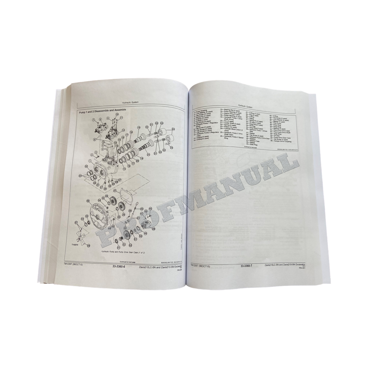 HITACHI ZAXIS 210-5N 210LC-5N EXCAVATOR REPAIR SERVICE MANUAL