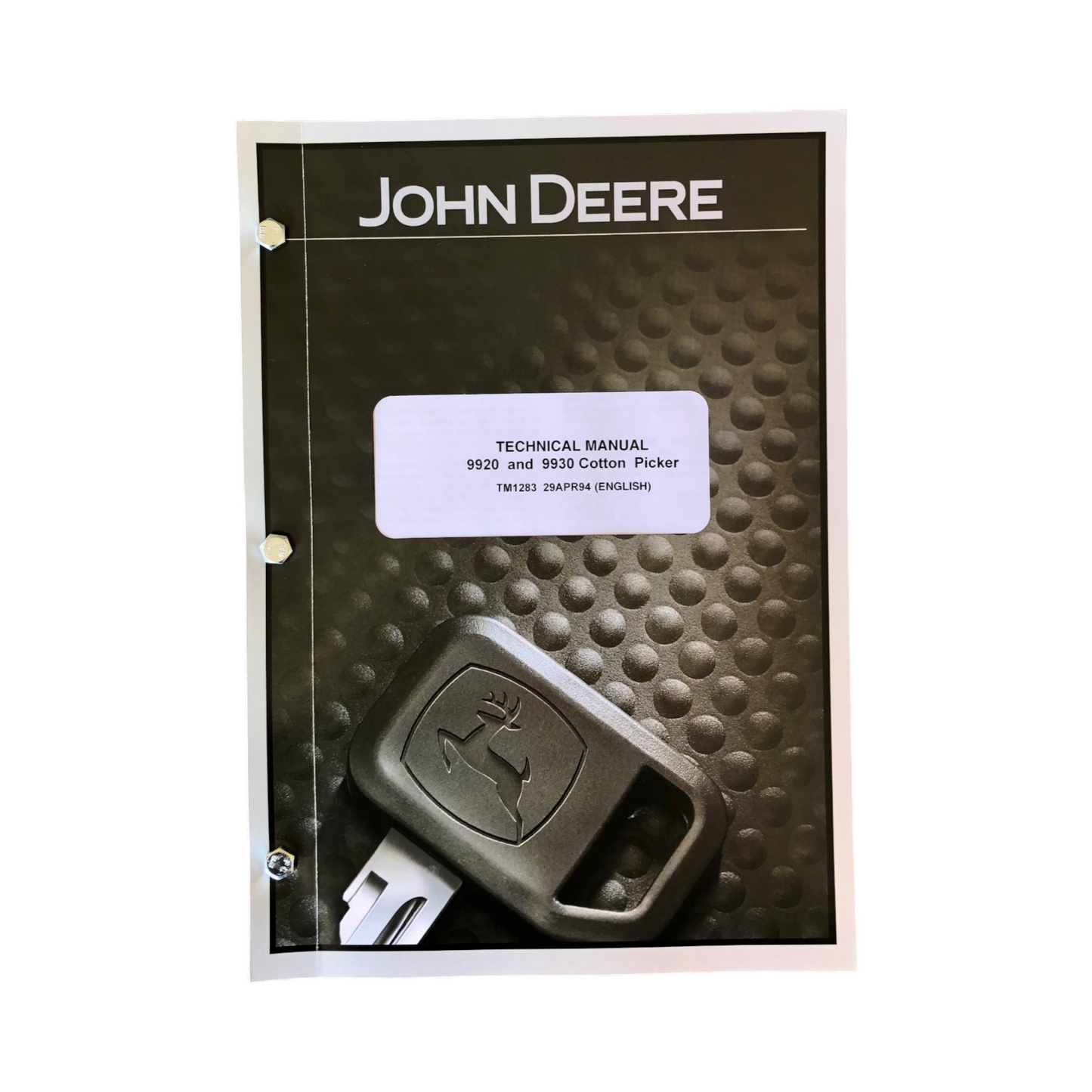 JONH DEERE 9920 9930 COTTON PICKER SERVICE MANUAL TM1283