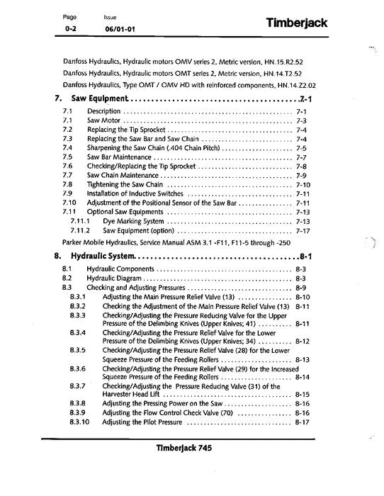 JOHN DEERE 745 ERNTEKOPF SERVICE-REPARATURHANDBUCH SN 00FY0346-