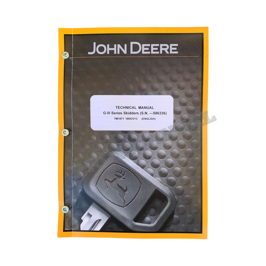 JOHN DEERE 540G-III 640G-III 548G-III SKIDDER REPAIR SERVICE MANUAL