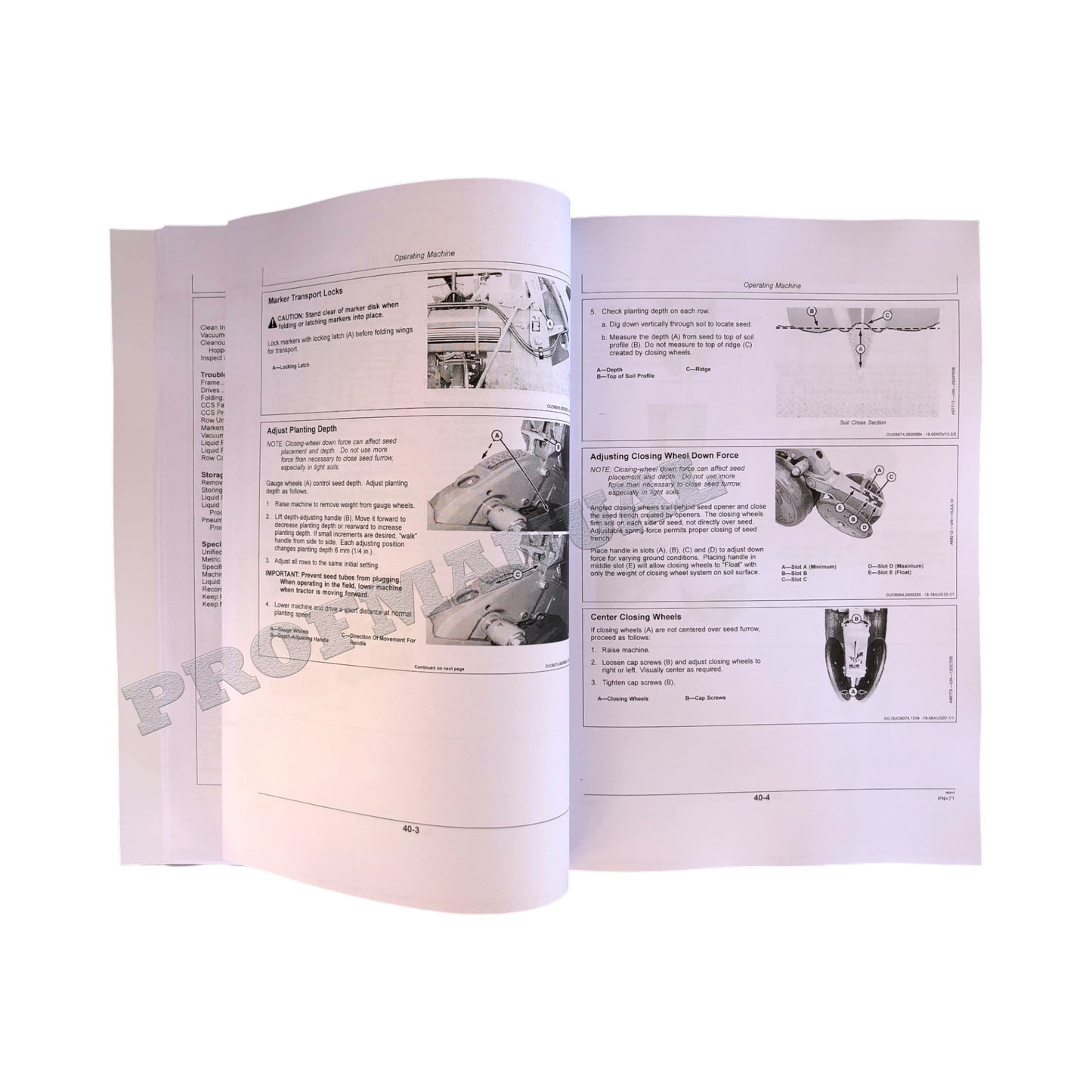 JOHN DEERE 1725 PLANTER OPERATORS MANUAL #2