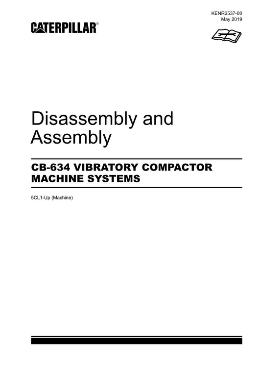 Caterpillar CB-634 COMPACTOR Disassembly Assembly Service Manual