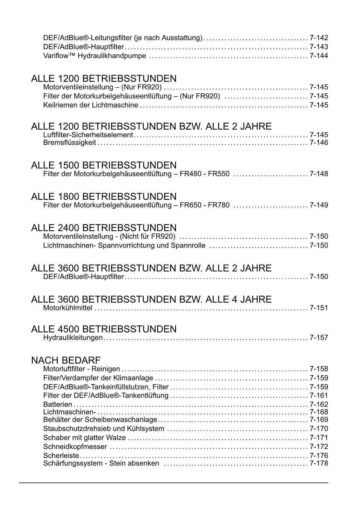 New Holland FR780 FR920 Fourrage Cruiser Mähdrescher Betriebsanleitung 5948