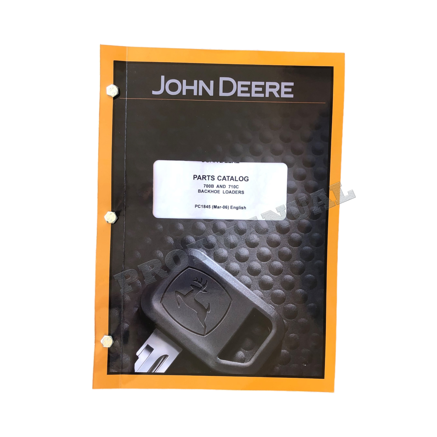 JOHN DEERE 710B 710C BACKHOE PARTS CATALOG MANUAL