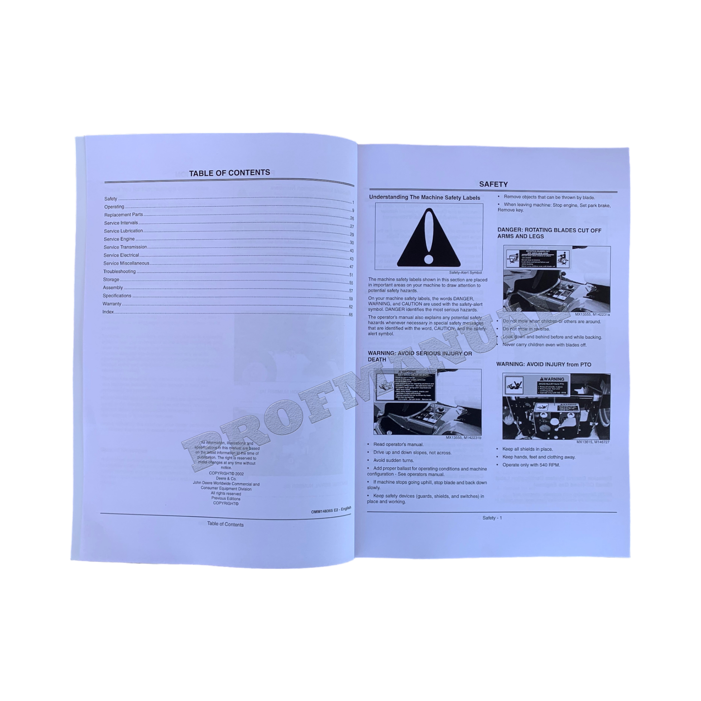 JOHN DEERE X575 X585 TRACTOR OPERATORS MANUAL #1