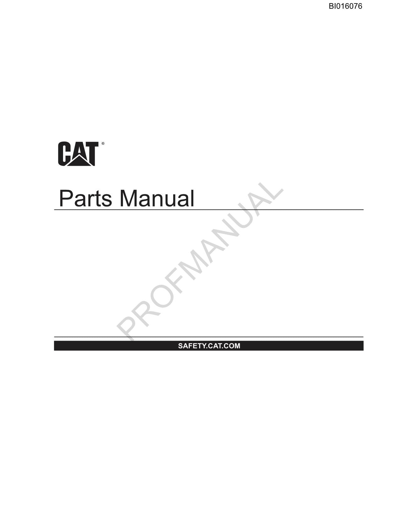 Caterpillar Cat VT636 Underground Longwall Parts Catalog Manual ser 1030