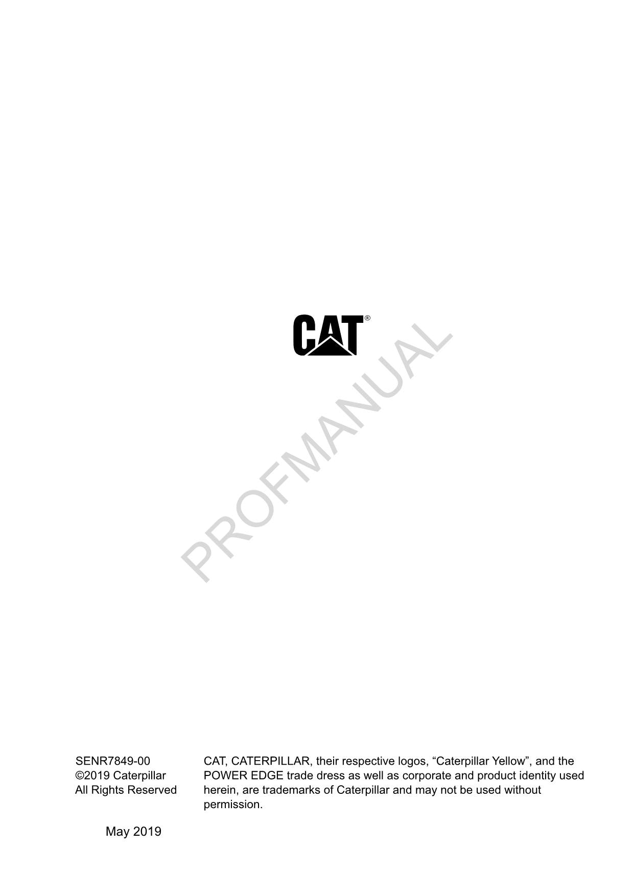 Caterpillar Cat 824C TRACTOR VEHICLE SYSTEM Disassembly Assembly Service Manual