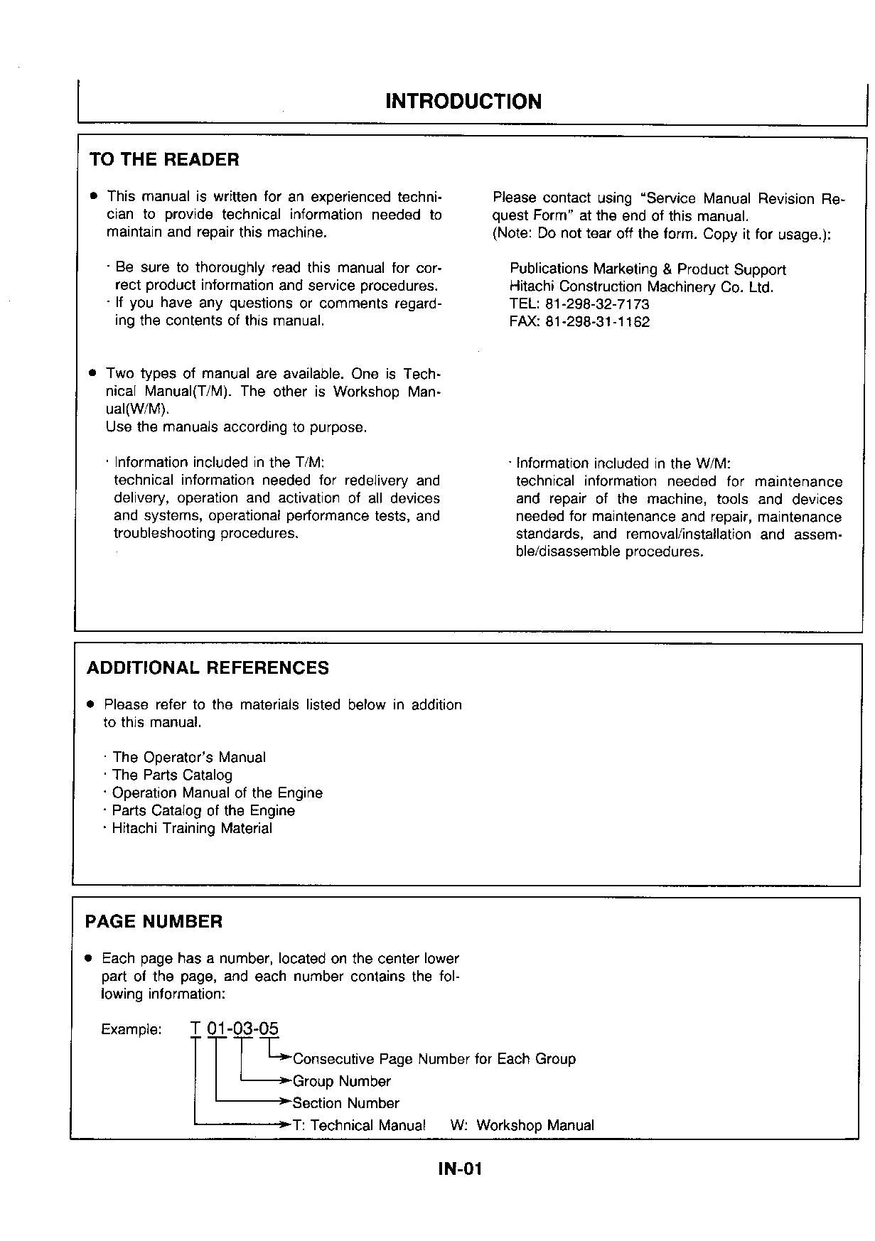 Hitachi EX33Mu EX55Mu Excavator Workshop Repair Service manual