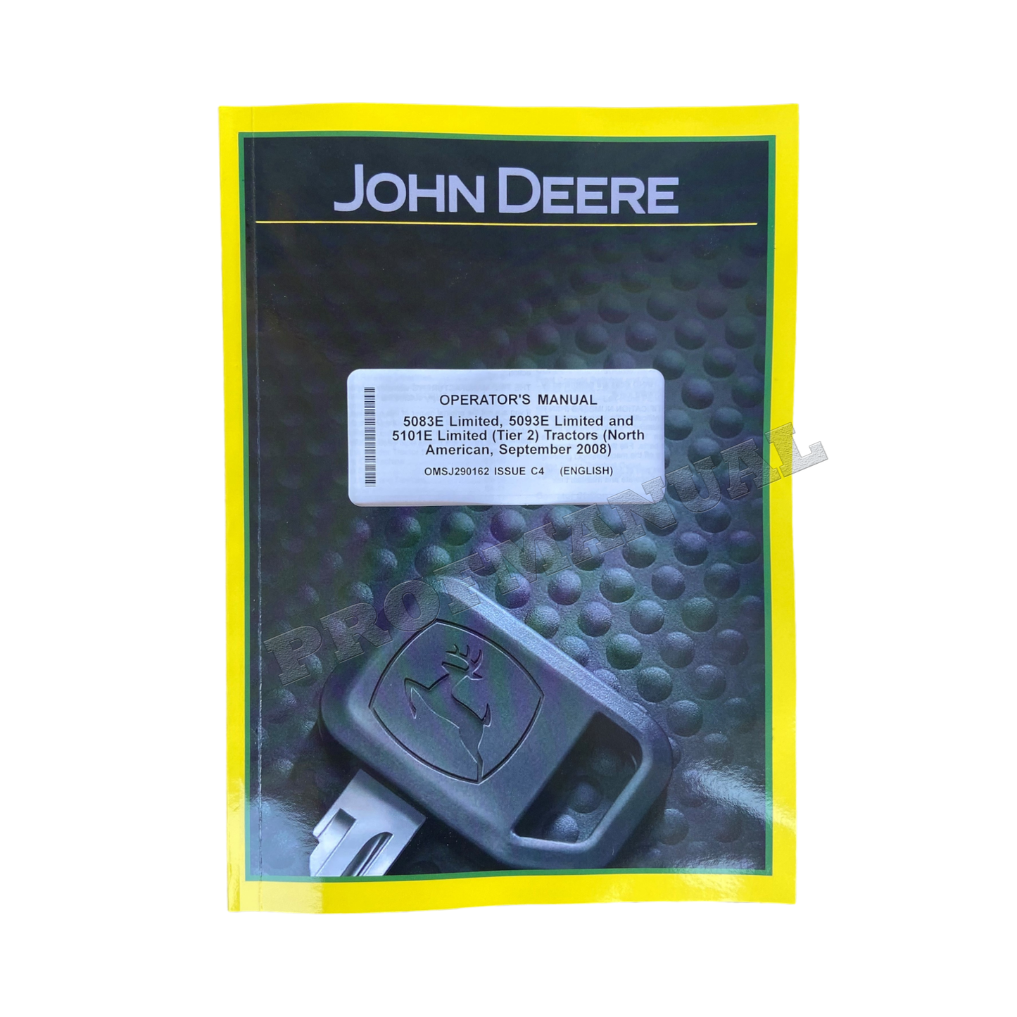 MANUEL D'UTILISATION DU TRACTEUR JOHN DEERE 5083E 5093E LIMITED 5101E LIMITED #6