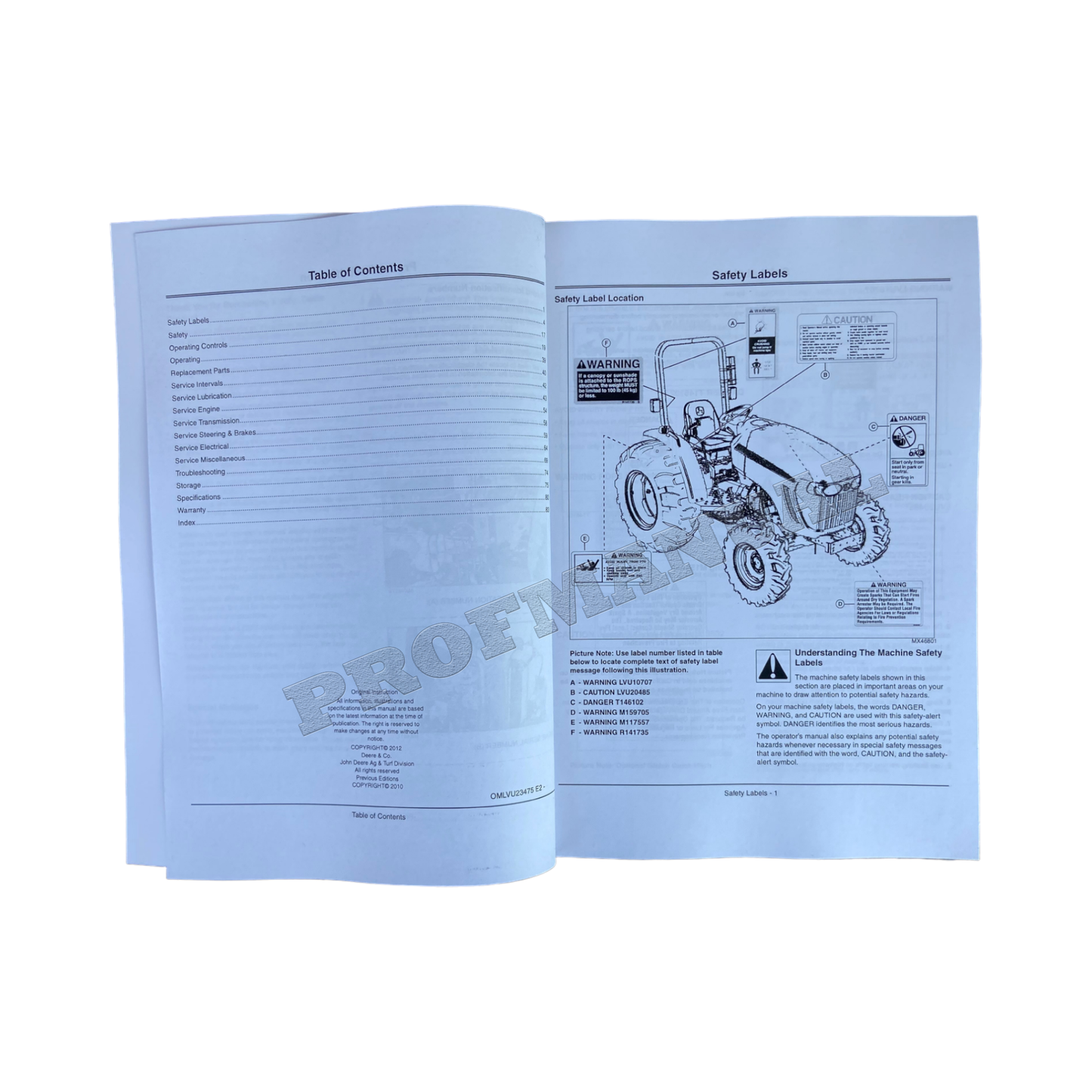 MANUEL D'UTILISATION DU TRACTEUR JOHN DEERE 4105 + !BONUS!