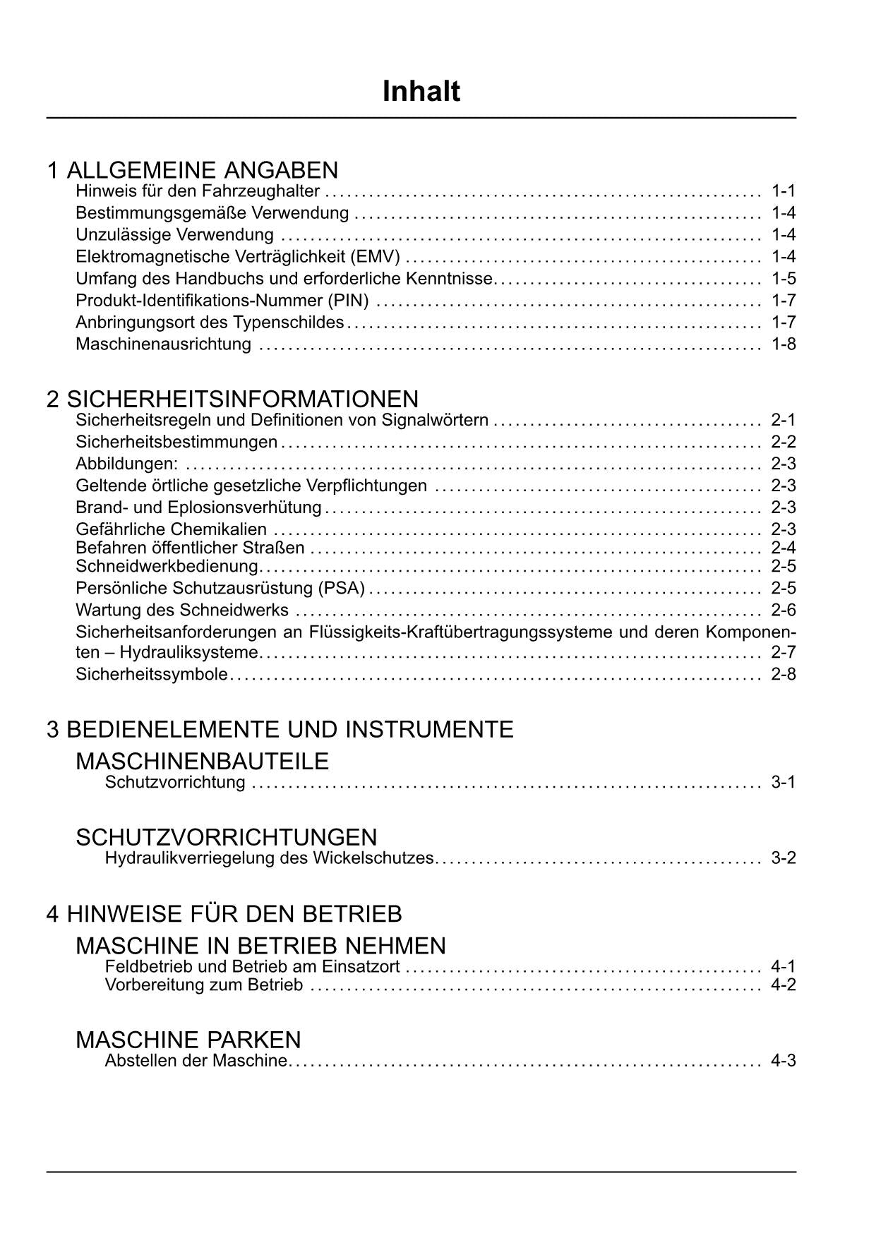 New Holland UltraFeed 3.0 3.5 4.0 Schneidwerk Betriebsanleitung