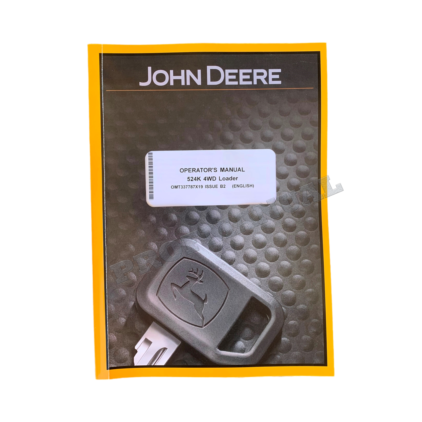 JOHN DEERE 524K LOADER OPERATORS MANUAL + !BONUS!