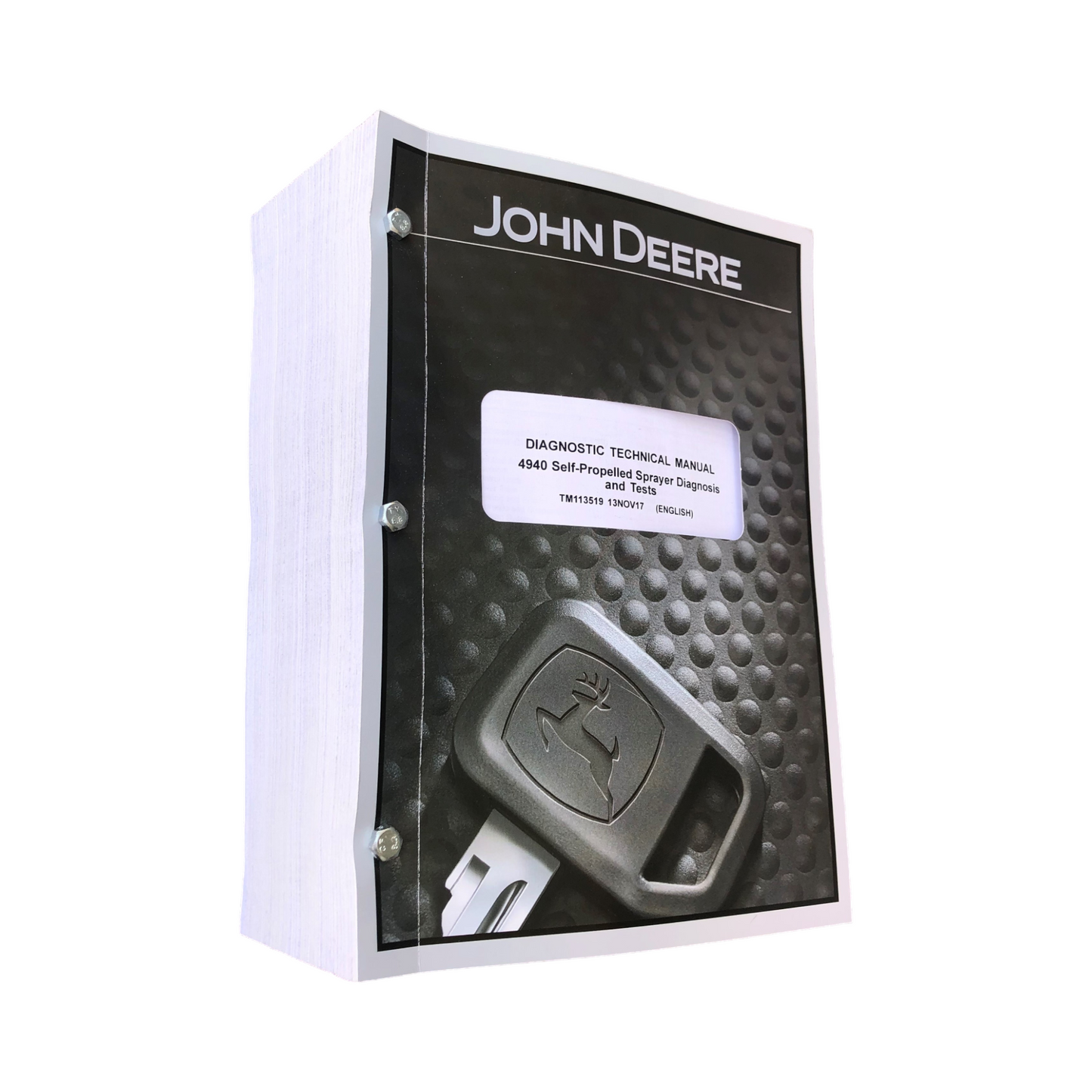 JOHN DEERE 4940 SPRAYER DIAGNOSTIC SERVICE TECHNICAL MANUAL TM113519