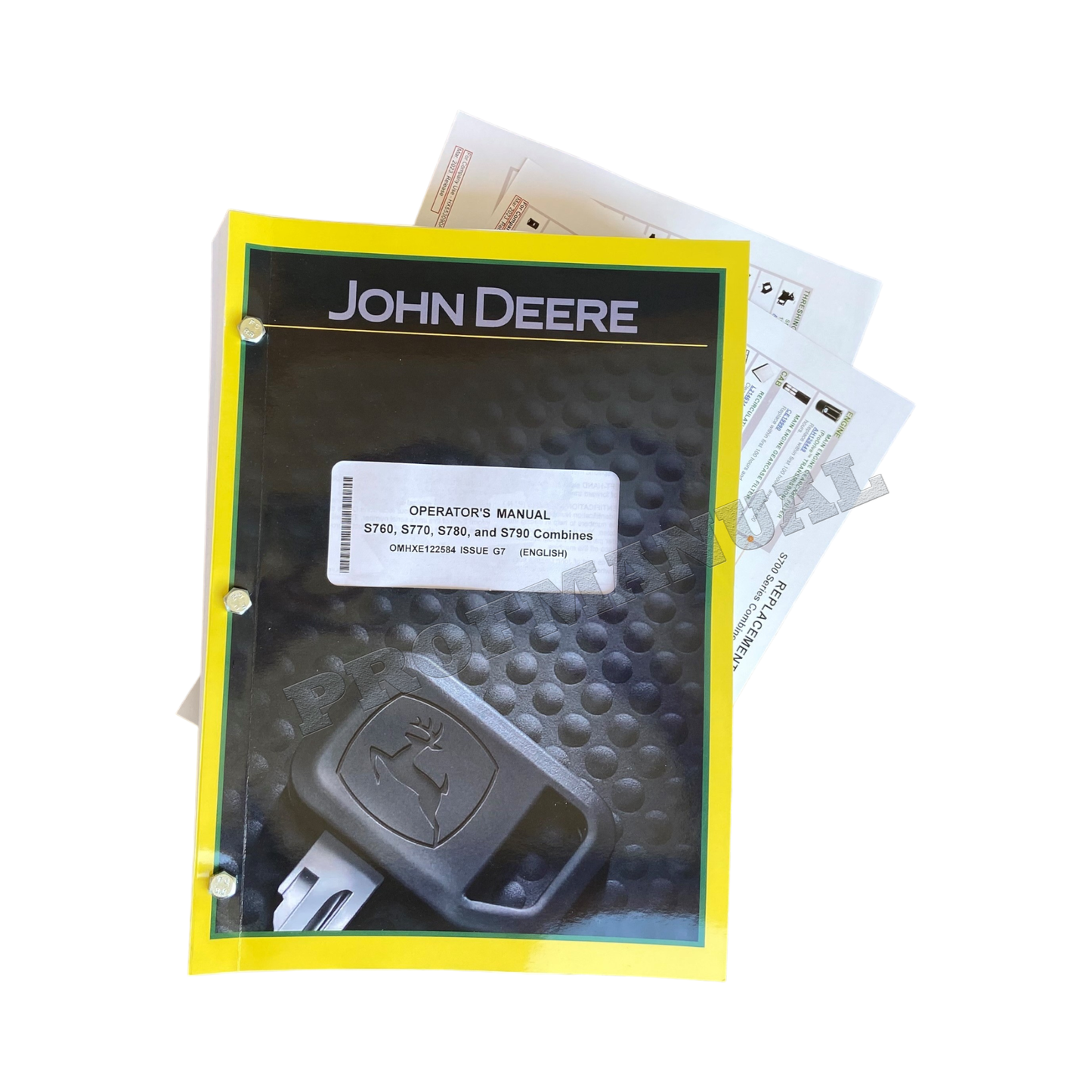 JOHN DEERE S760 S770 S780 S790 MÄHDRESCHER-BETRIEBSHANDBUCH + !BONUS! 800001- 