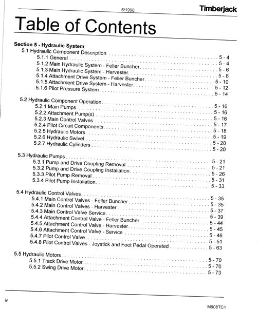 JOHN DEERE 608 TRACKED FELLER BUNCHER SERVICE-REPARATURHANDBUCH