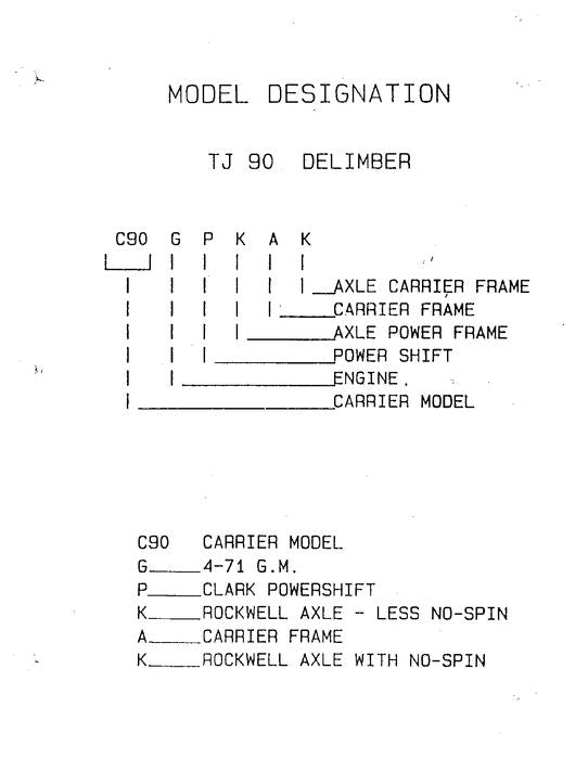 JOHN DEERE C90 DELIMBER SERVICE REPAIR MANUAL