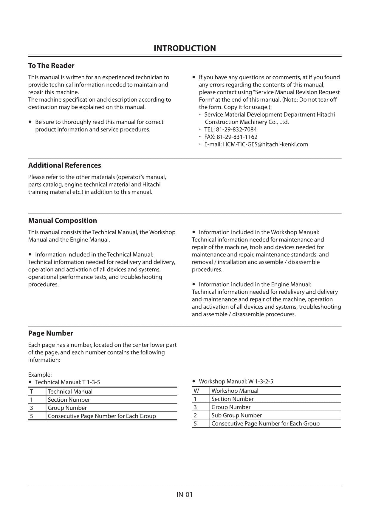 Hitachi ZX330-5A ZX330LC-5A ZX350H-5A Excavator Troublesh Service Manual Schemes