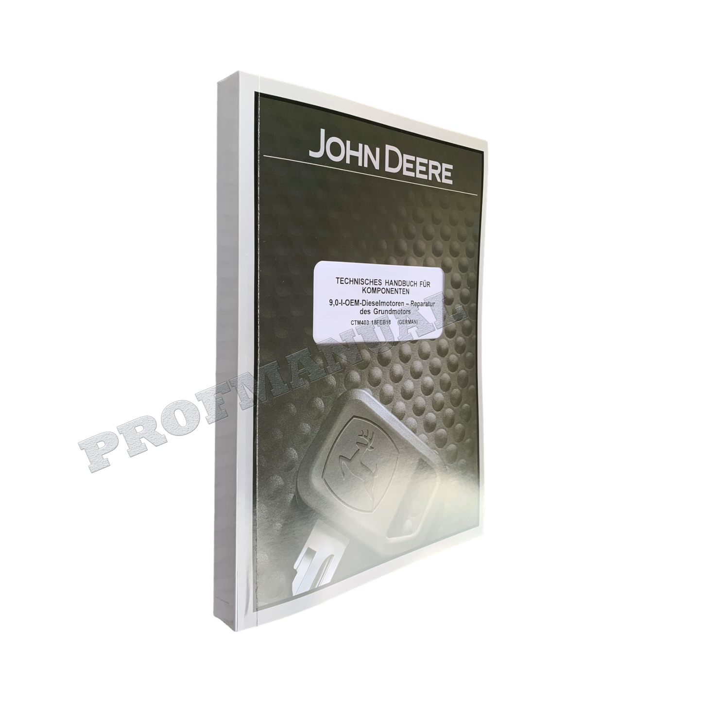 MANUEL DE RÉPARATION DE MOTEUR JOHN DEERE 9.0L 6068 6090 6135 POWERTECH