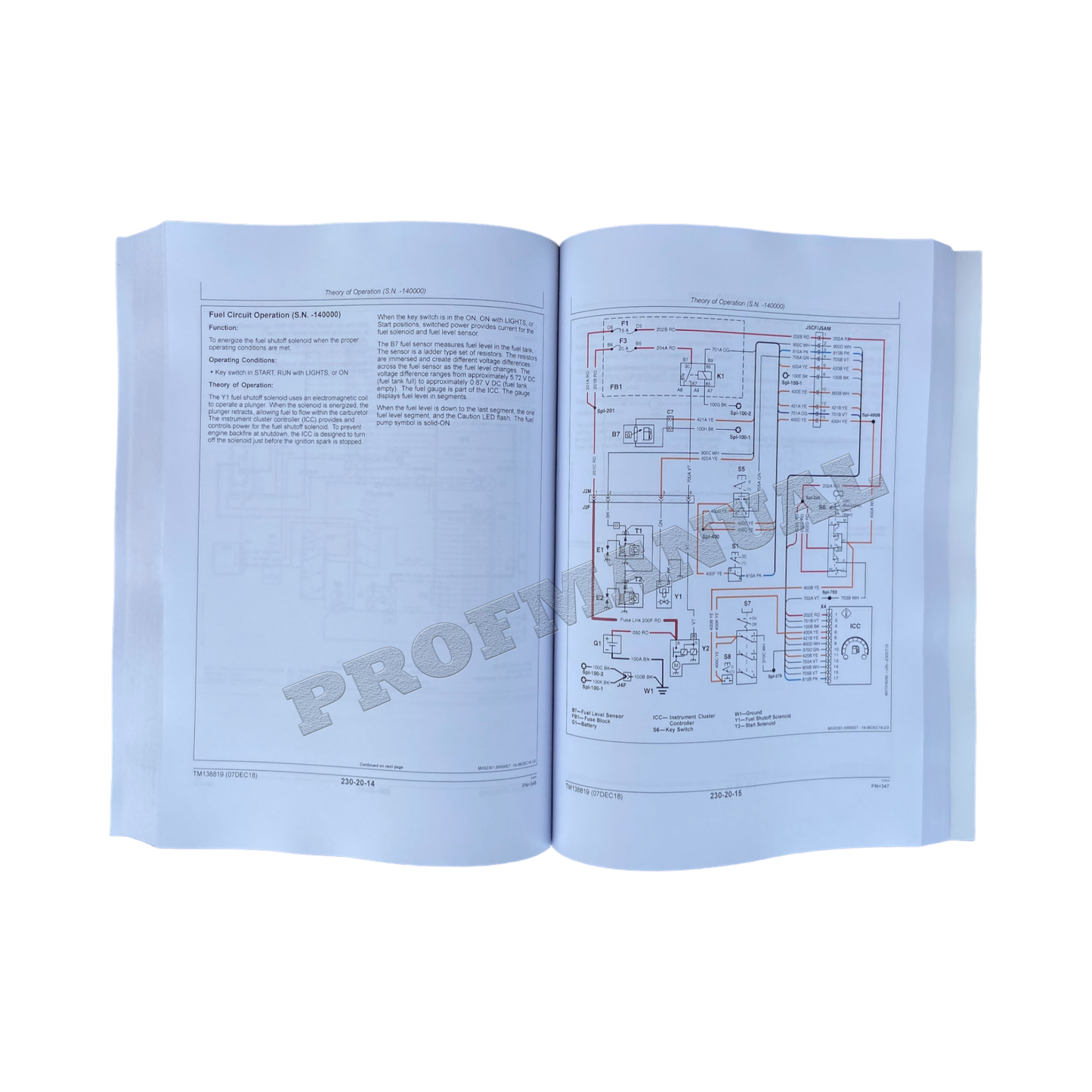 JOHN DEERE X570 X580 X584 TRACTOR SERVICE MANUAL + !BONUS!