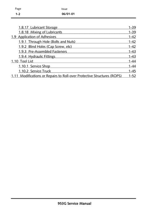 JOHN DEERE 953G TRACKED FELLER BUNCHER SERVICE REPAIR MANUAL