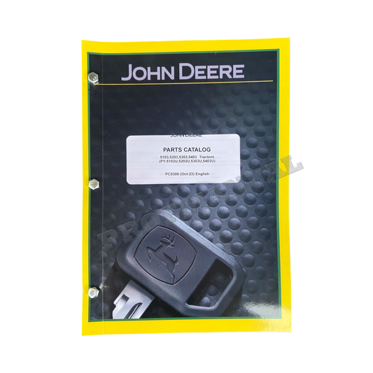 JOHN DEERE 5103 5203 5303 5400 TRAKTOR TEILEKATALOGHANDBUCH 