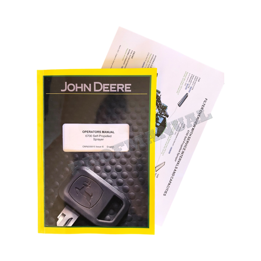 JOHN DEERE 6700 SPRÜHGERÄT – BEDIENUNGSANLEITUNG + !BONUS!