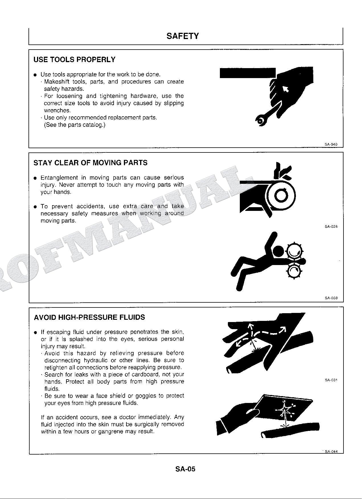 HITACHI EX220-3 EXCAVATOR Workshop Repair Service manual