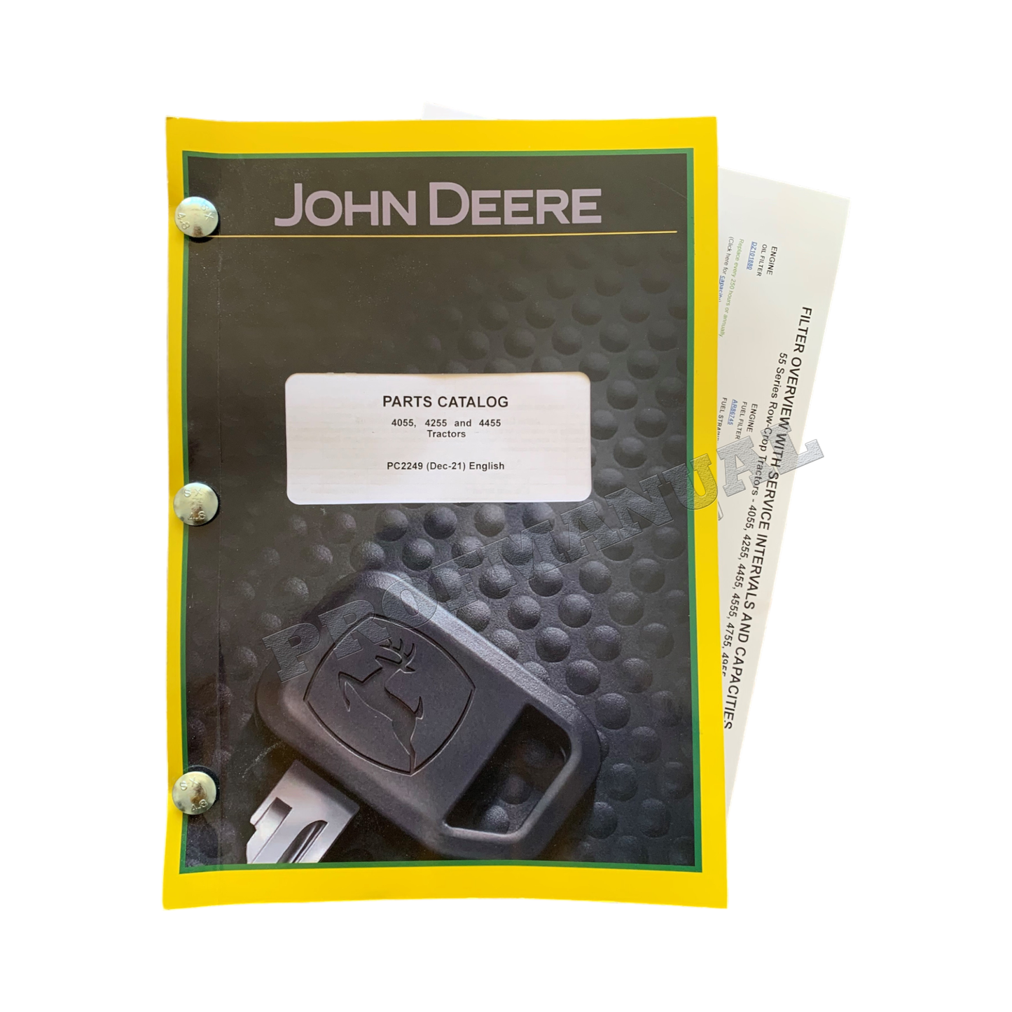 JOHN DEERE 4055 4255 4455 TRACTOR PARTS CATALOG MANUAL + !BONUS!