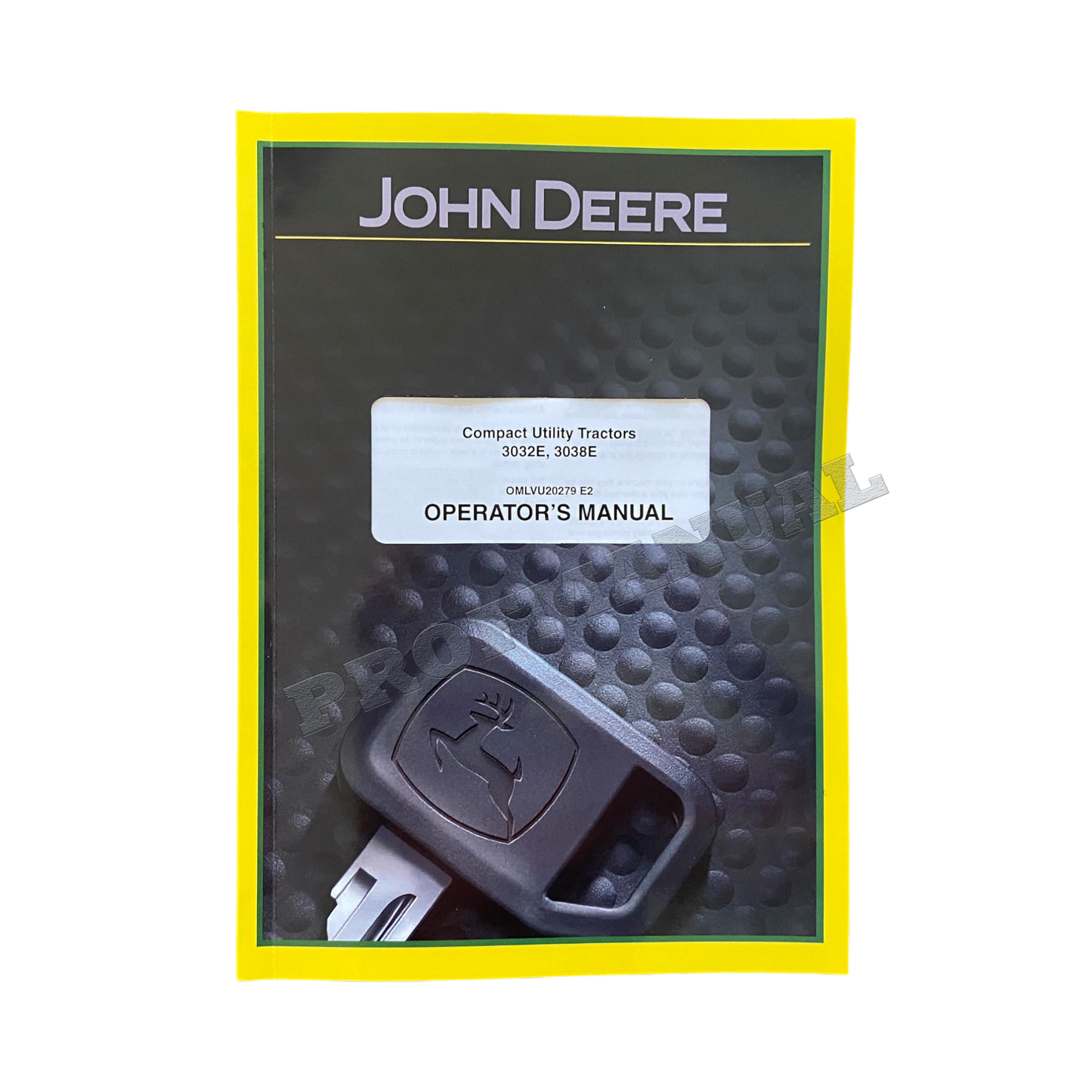 JOHN DEERE 3032E 3038E TRAKTOR-BETRIEBSHANDBUCH + !BONUS! OMLVU20279