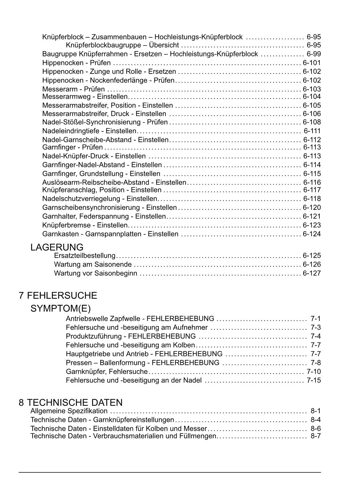 New Holland BC5060 BC5070 Quaderballenpresse Manuel d'instructions