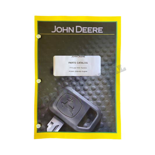 JOHN DEERE 7710 7810 TRAKTOR TEILEKATALOGHANDBUCH 