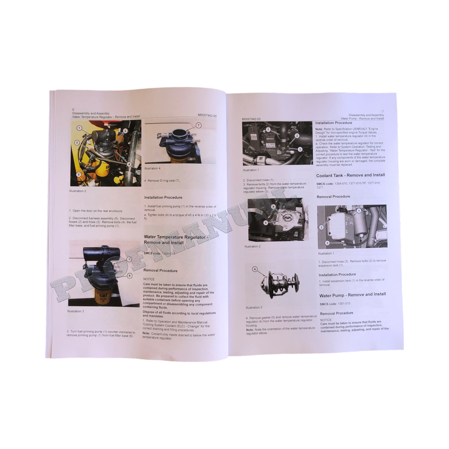 Caterpillar 253D3 262D3 Loader Engine Suppl Service Manual Disassem Assem