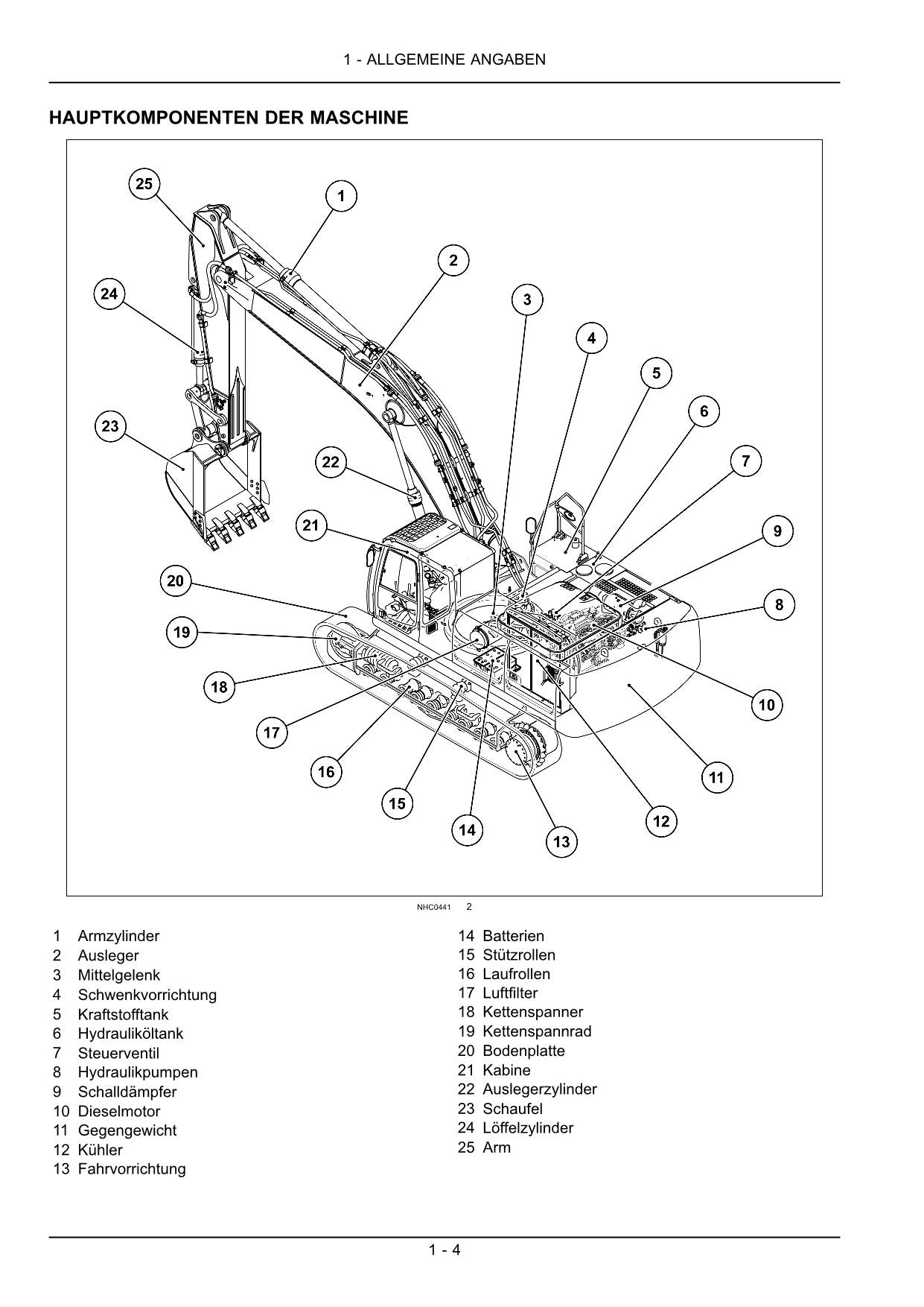 New Holland E385C Bagger Manuel d'instructions