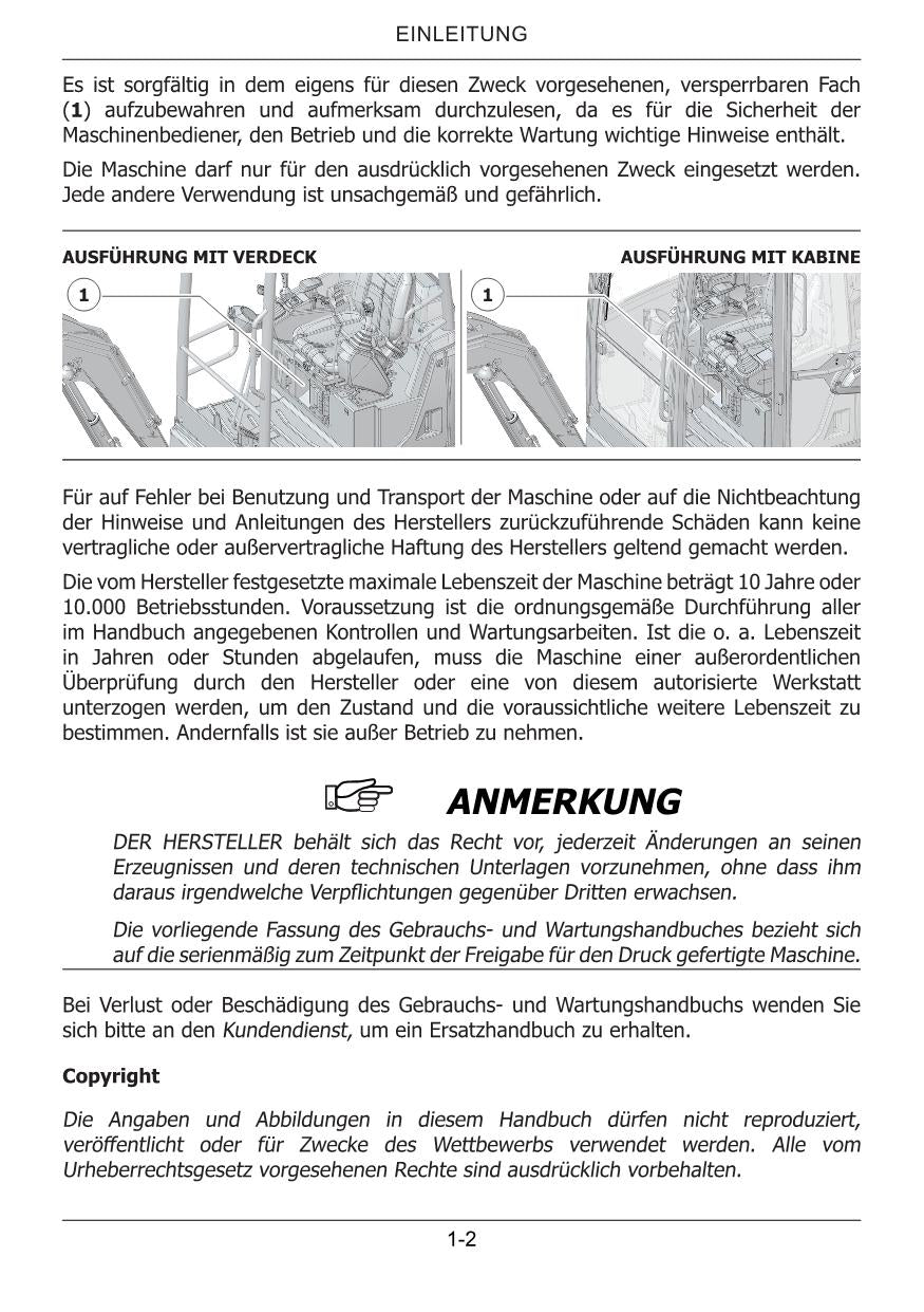 New Holland E22D Bagger Manuel d'instructions