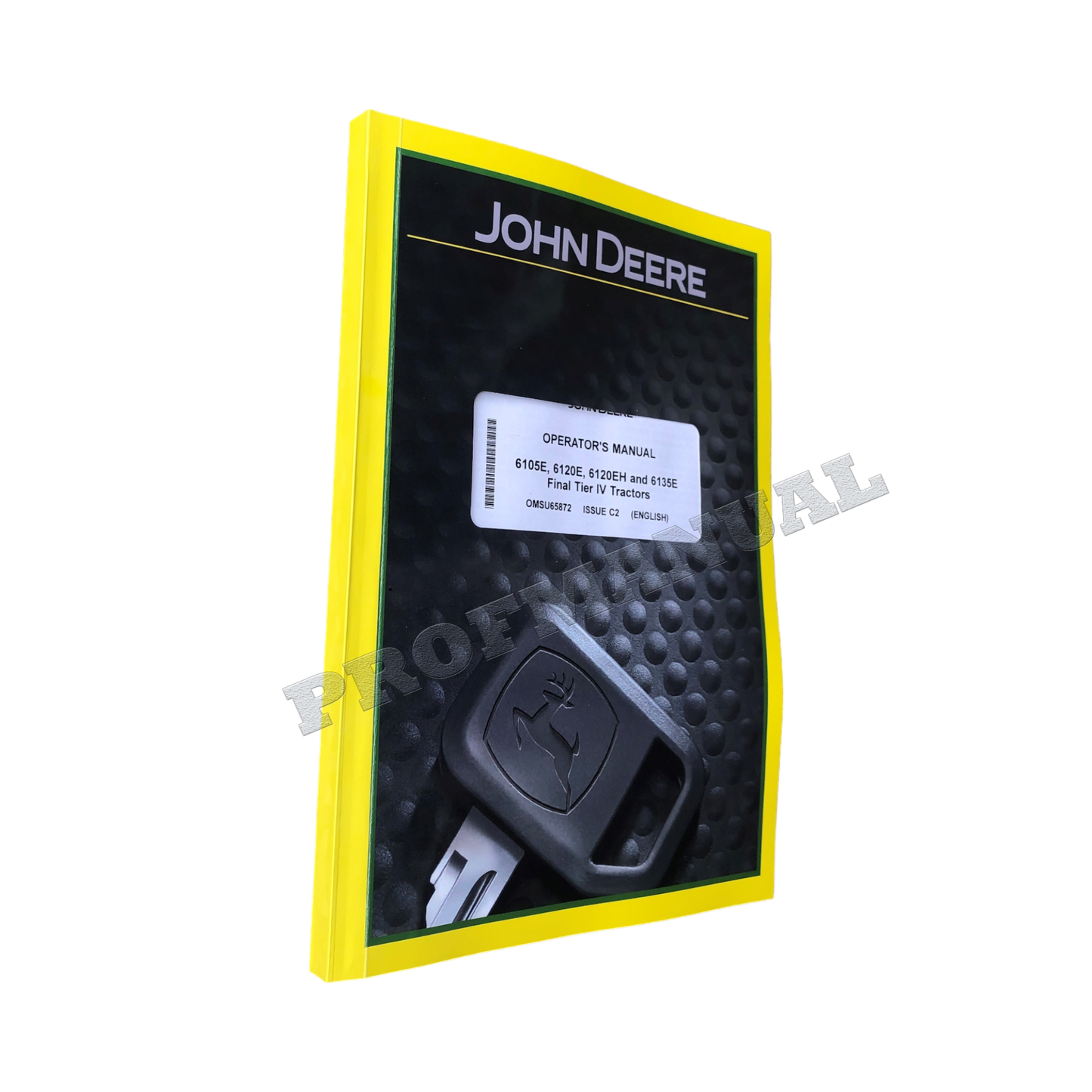 JOHN DEERE 6120E 6120EH 6135E 6105E TRAKTOR-BETRIEBSHANDBUCH