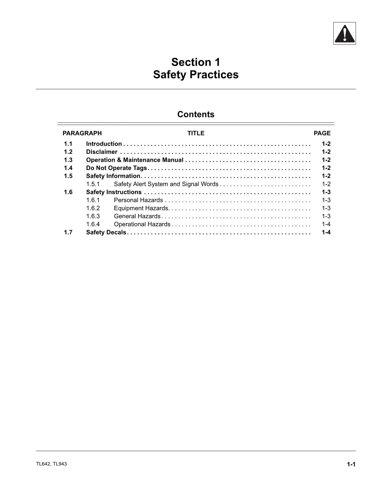 Caterpillar TL642 TL943 Teleskoplader Servicehandbuch S/N TBK- TBL-