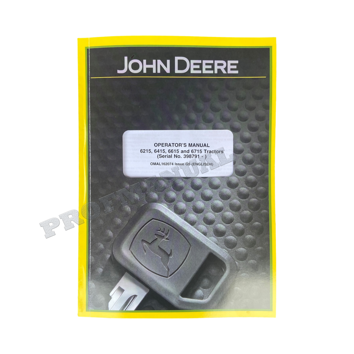 MANUEL D'UTILISATION DU TRACTEUR JOHN DEERE 6415 6615 6715 6215