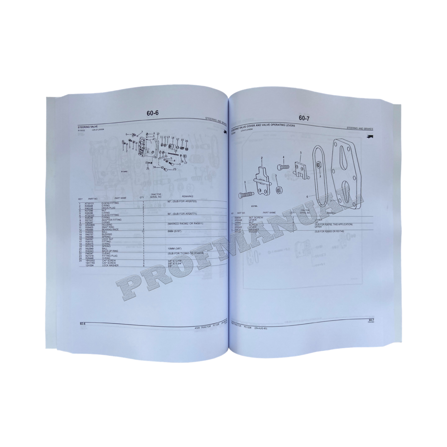 MANUEL DU CATALOGUE DES PIÈCES DU TRACTEUR JOHN DEERE 4320 #2