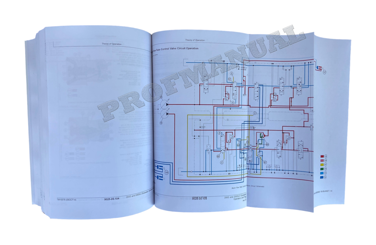 DIAGNOSETEST-SERVICEHANDBUCH FÜR JOHN DEERE 200D DLC-BAGGER + !BONUS! 